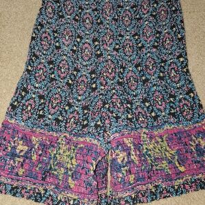 Free People Black and Pink Floral Women's Shorts